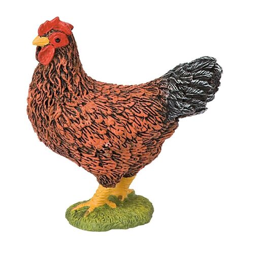 Figurine Animaux Poule Brune