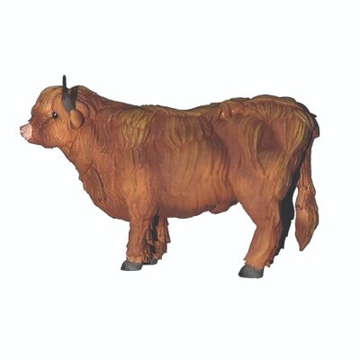 Highland Cattle Animal Figurine