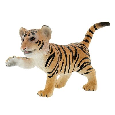 Figura animal tigre marrón joven