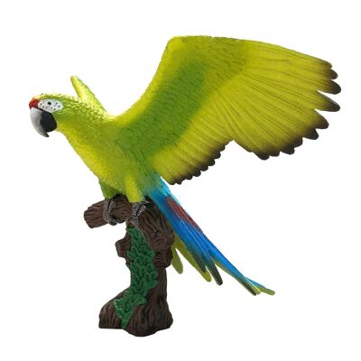 Large Macaw Soldier Animal Figurine
