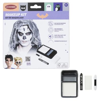 Halloween-Skelett-Make-up-Set