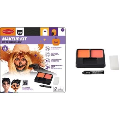 Kürbis-Halloween-Make-up-Set