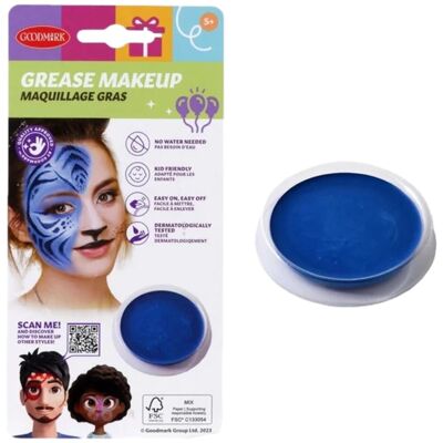 Rundes Make-up-Tablett 14G Blau