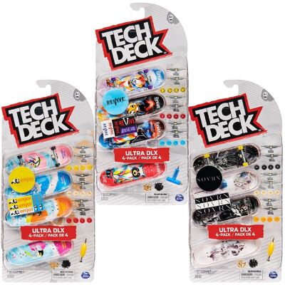 Packen Sie Finger Skates x4 Tech Deck ein
