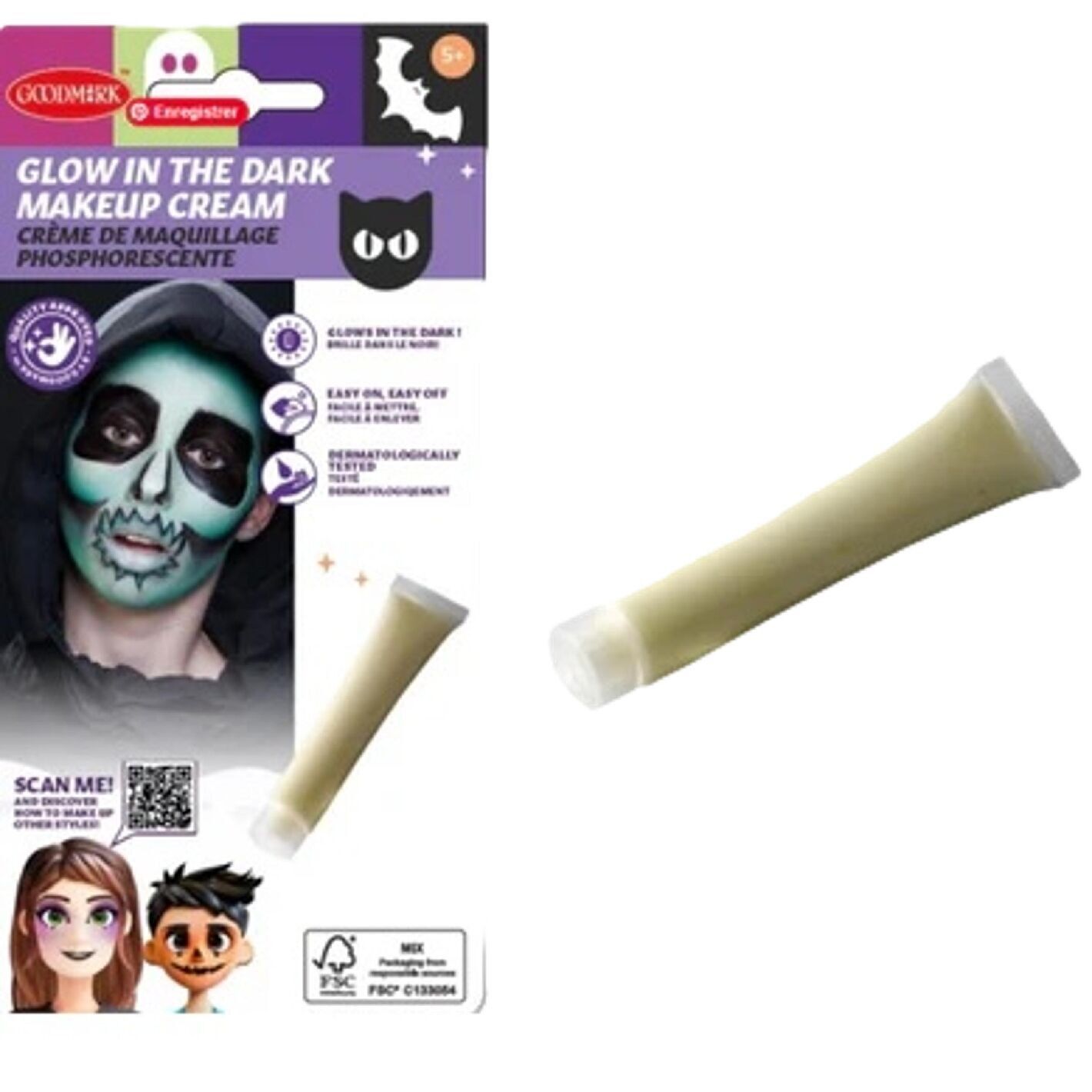 Crema per il trucco Glow In Dark 20 ml