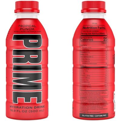 Prime Bebida Hidratante Tropical Punch 500Ml