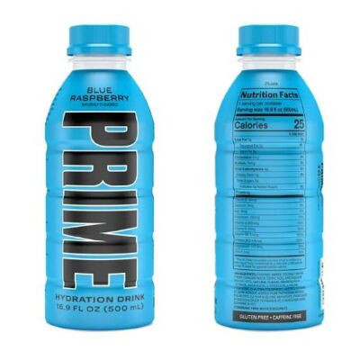 Bebida Prime Hidratación Frambuesa Azul 500Ml
