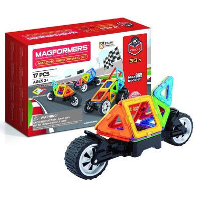 Magformers Vehicle Construction Game Set 17 Pieces
