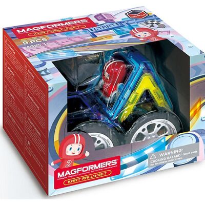 Jeu de Construction Magformers Kart Rally Set 9 Pièces