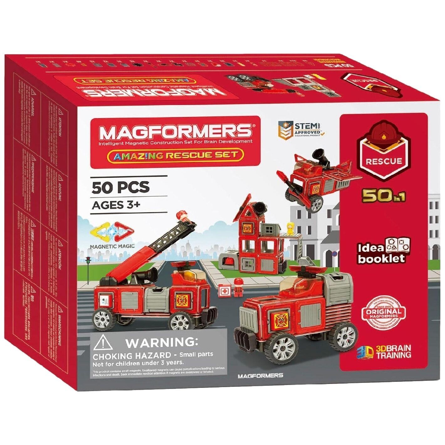 Magformers Amazing Rescue Set Gioco di costruzione 50 pezzi