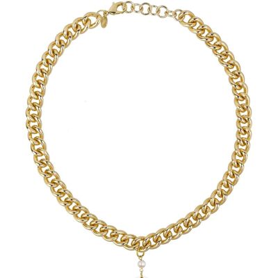 Liebe Plexi-Perlen-Halskette