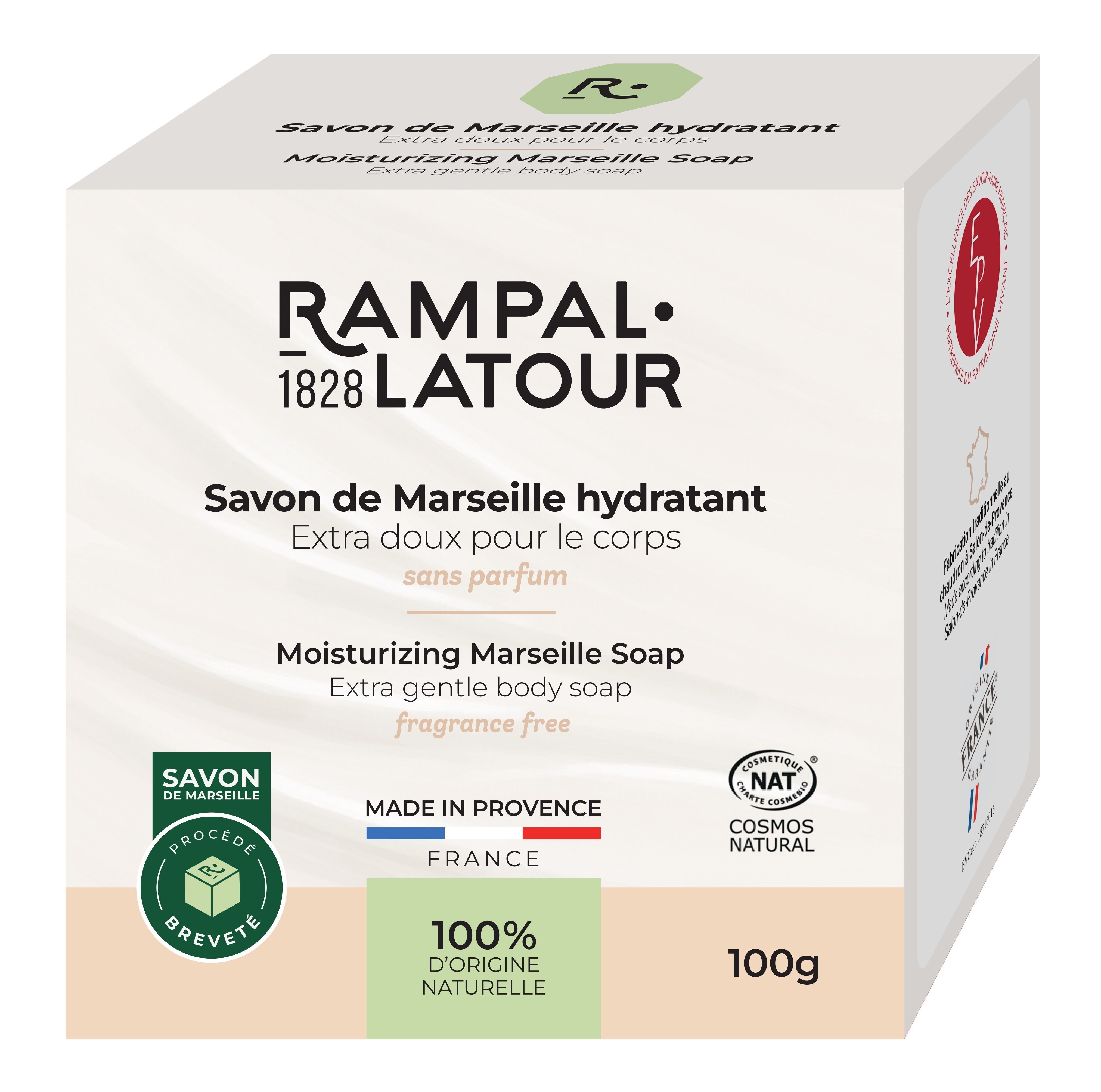 Extra mild Marseille soap Moisturizing 100g