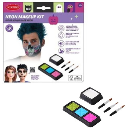 Kit de Maquillage Palette Néon 01 Halloween / Carnaval