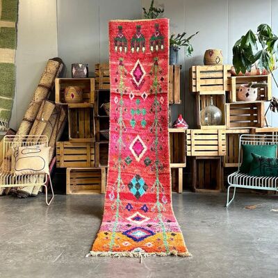 Berber hallway rug Boujad new in wool