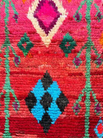 tapis berbere couloir Boujad neuf en laine 6