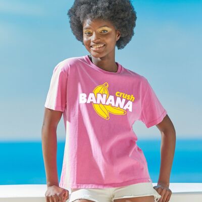Pink washed French Disorder Mika banana for women