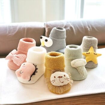 Chaussettes bébé animaux 2