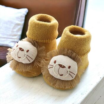 Chaussettes bébé animaux 4