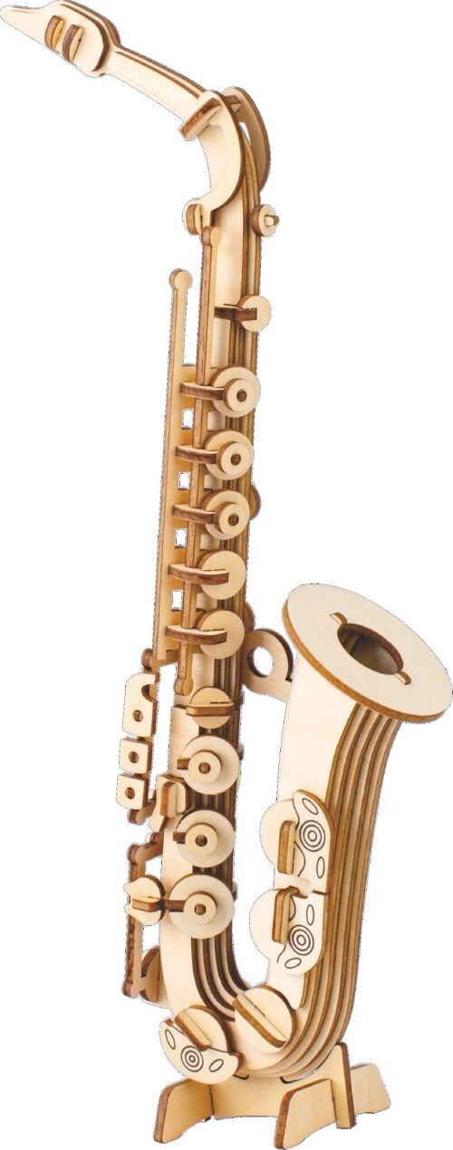 Houten bouwpakket Saxofoon