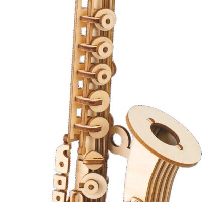 Wooden construction kit Saxophone