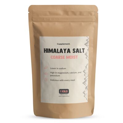 Cupplement - Sal del Himalaya 1 KG - Máxima Calidad - Sal Gruesa - Sales de Baño