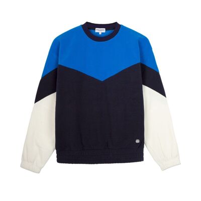 Blue French Disorder mini Joan polar fleece sweaters for children