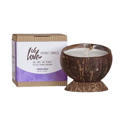 Coconut soy wax candle Charming Chestnut