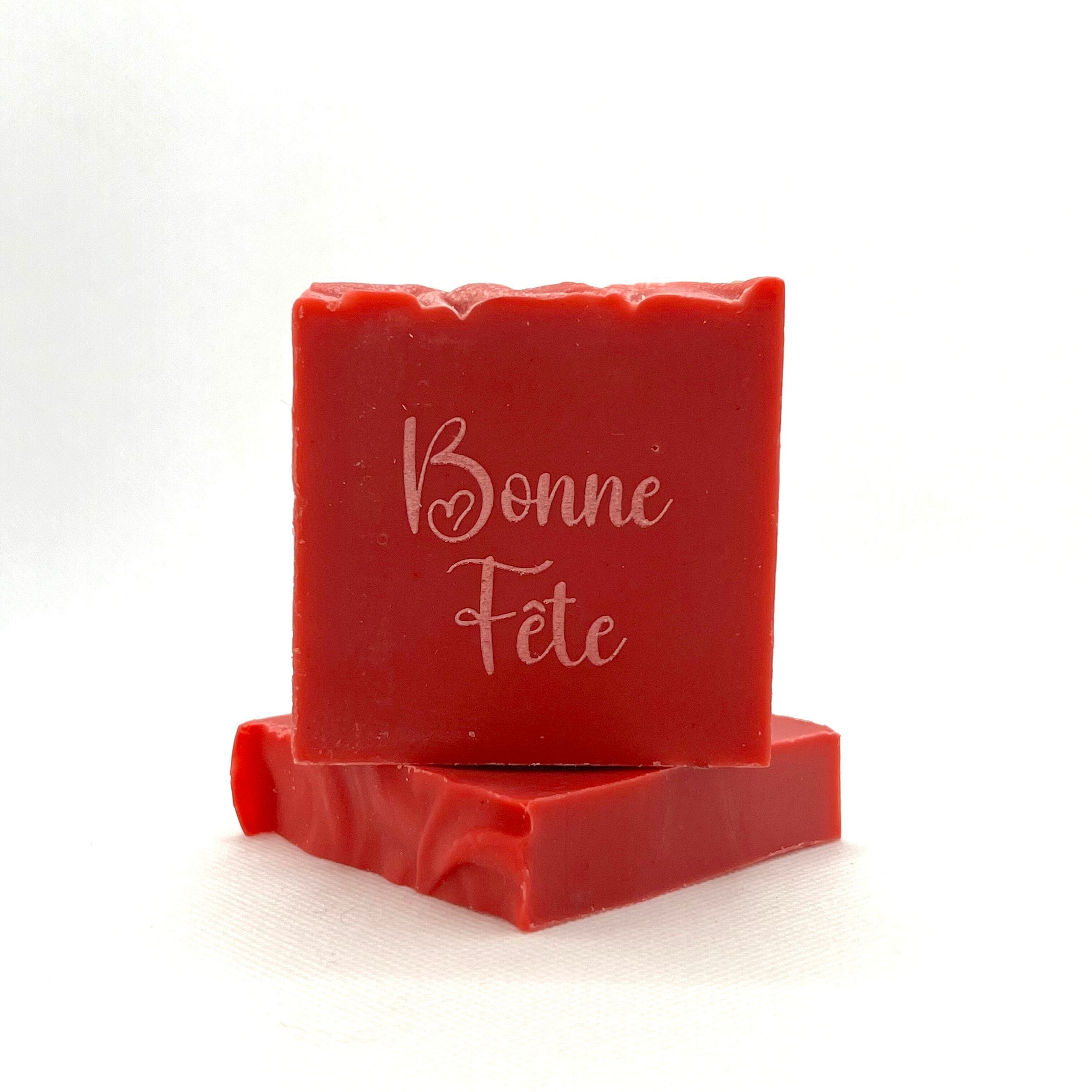 Saponetta al papavero serigrafata “HAPPY BIRTHDAY”