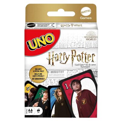 Mattel - Ref: FNC42 - Mattel Games - Uno Harry Potter - Juego de cartas familiar - A partir de 7 años