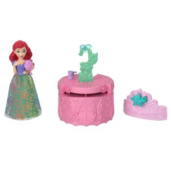 Mattel - Réf : HRN63 - Disney Princesses - Royauté Color Reveal Série Garden-Party - Coffret Mini Poupées - 3 Ans Et + 5