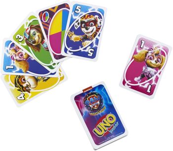 Mattel - Réf : HPY62 - Mattel Games - Uno Junior La Pat’ Patrouille Le Film - Jeu De Cartes Famille - 3 Ans Et + 3