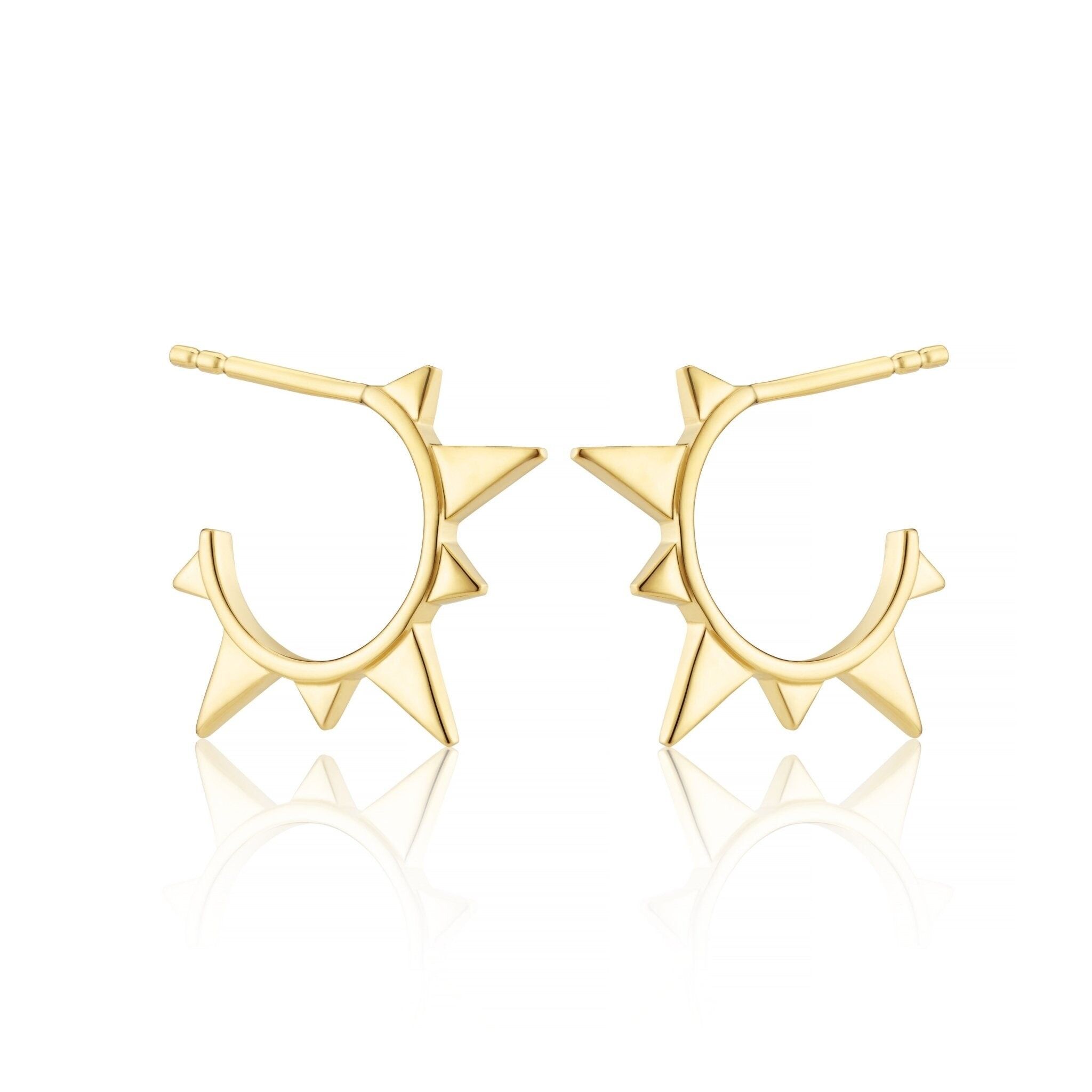 Cerchi per bussola Spike in oro vermeil