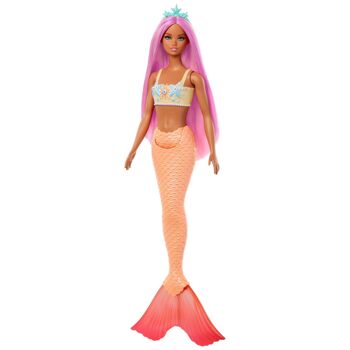 Mattel - Réf : HRR05 - Barbie - Poupées Sirènes Avec Cheveux Et Nageoire Colorés Et Serre-Tête 4