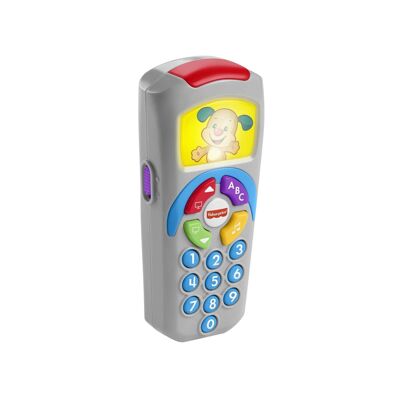 Mattel - Réf : HXB87 - Fisher-Price  - Jouet D’Éveil Musical La Télécommande De Puppy Rires & Éveil, Version Française, Stimulation Vue, Ouïe Et Motricité Fine, Jouet Enfant, A Partir De 6 Mois