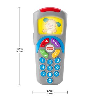 Mattel - Réf : HXB87 - Fisher-Price  - Jouet D’Éveil Musical La Télécommande De Puppy Rires & Éveil, Version Française, Stimulation Vue, Ouïe Et Motricité Fine, Jouet Enfant, A Partir De 6 Mois 5