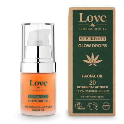 Huile pour le visage Superfood Glow Drops