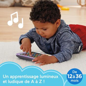 Mattel - Réf :  HXB67 - Fisher-Price - Jouet Ma Tablette Éveil Progressif Rires et Éveil avec musique et lumières, pour enfants à partir de 1 an, version française 2