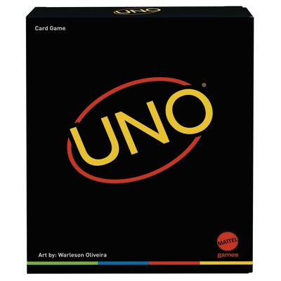 Mattel - Ref: GYH69 - Uno Minimalista - Special Edition Minimalist and Design, Board and Card Game, Apero Game, Ages 7 and up