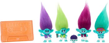 Mattel - Réf : HTH35 - Les Trolls 3 - Coffret 5 Petites Poupées Brozone En Tournée - Figurines - 3 Ans Et + 1