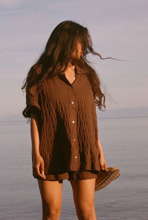 Chemise Manta - Marron Chocolat