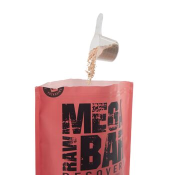 MEGA RECOVERY STRAWBERRY - Poudre pour shakes protéinés et récupération musculaire post-entraînement avec de vraies fraises 3