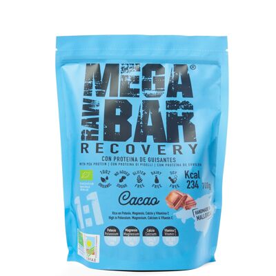 MEGA RECOVERY CACAO - Polvo para batidos proteicos y de recuperación muscular post-entreno con autentico cacao puro del Perú