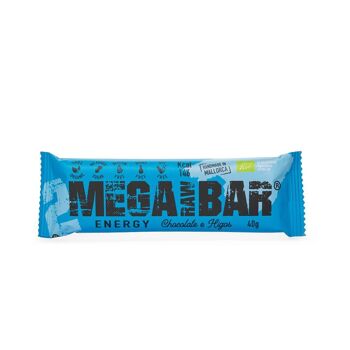 MEGARAWBAR 2 BOITE 12X40G CHOCOLAT ET FIGUES - Barres Énergétiques Haute Performance, Bio, Écologique, au Chocolat et Figues 3