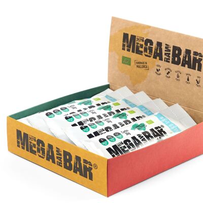 MEGARAWGEL MENTHE AVEC EAU DE MER BOITE 10X50G - Gel énergétique naturel, écologique, hautement digestible, à absorption rapide, au goût hypertonique d'Eau de Mer et Menthe