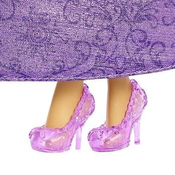 Mattel - Réf : HLW03 - Disney Princesses Raiponce, Poupée Articulée Princesse , Inclus Une Tenue Du Film Scintillante, Couronne Diadème Et Accessoires De Poupée, Jouet pour Enfant de 3 ans et Plus 5