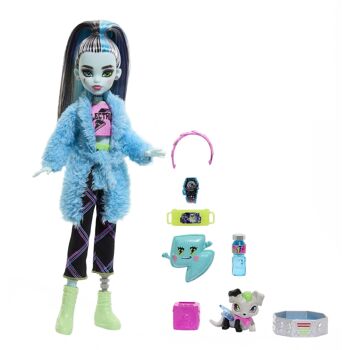 Mattel - Réf : HKY68 - Monster High - Coffret Soirée Pyjama Frankie Stein - Poupée - 4 Ans Et + 4