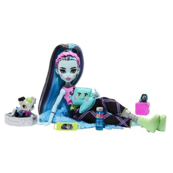 Mattel - Réf : HKY68 - Monster High - Coffret Soirée Pyjama Frankie Stein - Poupée - 4 Ans Et + 5