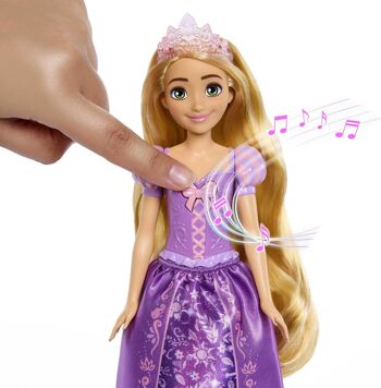 Mattel - Réf : HPH55 - Disney Princesses - Raiponce Poupée Chantante - Figurine - 3 Ans Et + 2