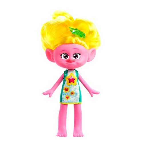 Mattel - Réf : HNF14 - Mattel Trolls 3 - Poupée Viva Avec Cheveux Flashy Et Accessoires, À Collectionner, Jouet Enfant, A Partir De 3 Ans