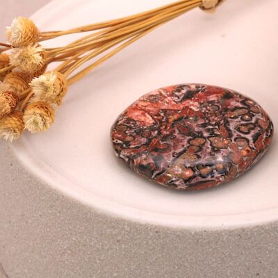 Natural stone of Leopard Jasper